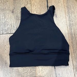 Black Lululemon sports bra